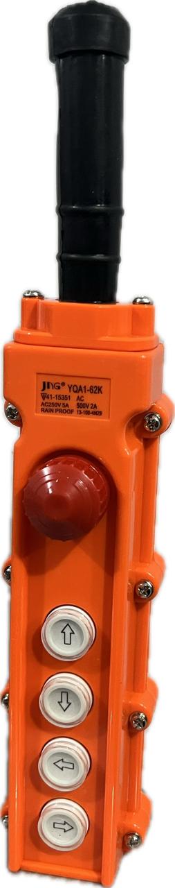 Botoeira Controle de Talha 4 Movimentos C/ Botão de Emergência C6291